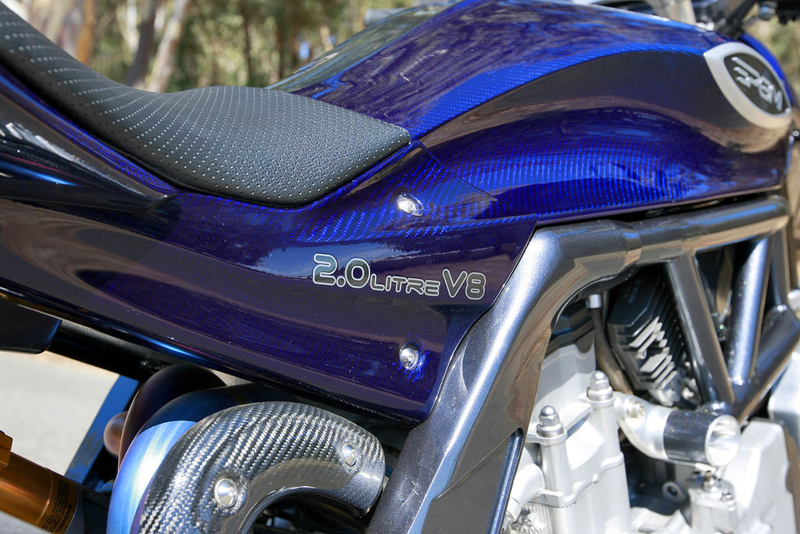 Illustration for article titled Of Course Australia Would Make A 334-HP V8 Sportbike That Revs To 13k